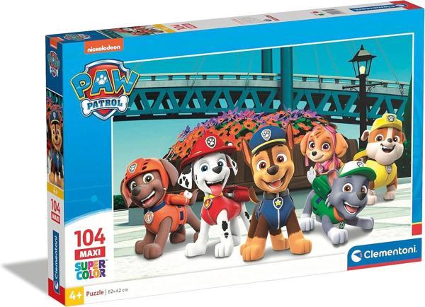 Clementoni - 104 Maxi Parça Puzzle - Paw Patrol - 23755 - Image 1