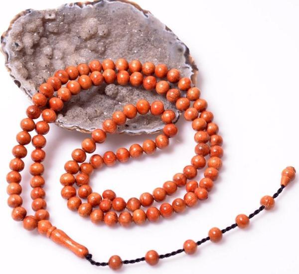 Harnup Ağacı Dua Tesbihi (Keçiboynuzu Ağacı) - 8 mm Sistemli - Image 1