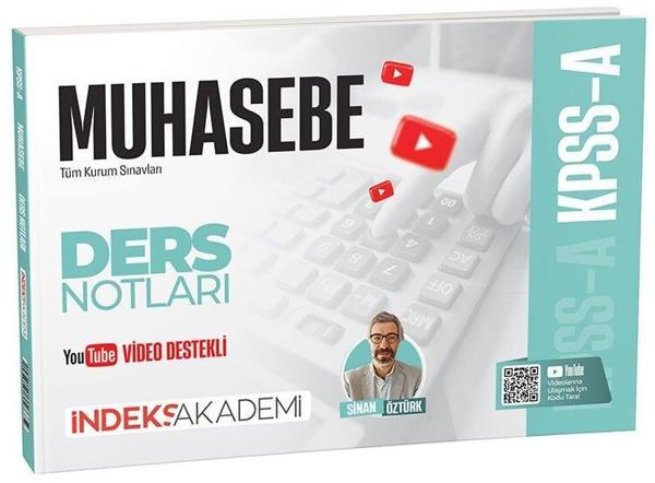 İndeks Akademi 2026 KPSS A Grubu Muhasebe Video Ders Notları - Sinan Öztürk İndeks Akademi Yayıncılık - İndeks Akademi Yayıncılık - Image 1