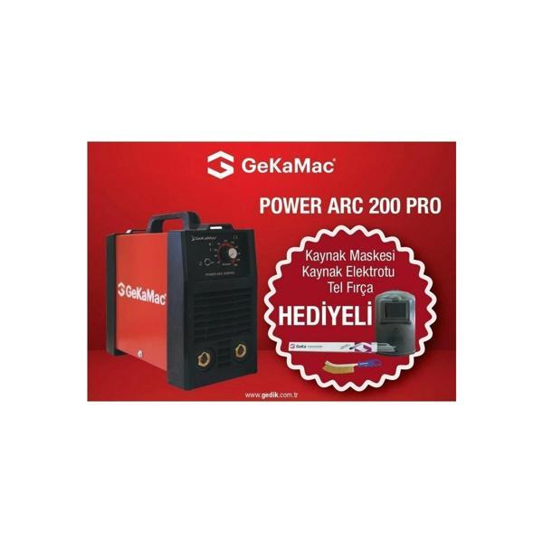 Power Arc 200 Pro Inverter Kaynak Makinası Kaynak Maskesi Elektrodu Fırçası Hediyeli - Image 1