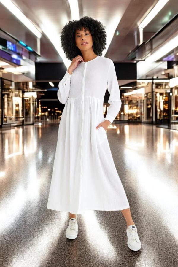 Yazlık Tam Boy Salaş Elbise - Image 1