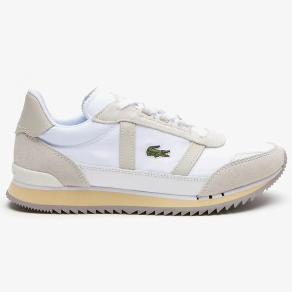 Lacoste Partner Retro Womens Sneaker Kadın Günlük Spor Ayakkabı Beyaz - Image 1