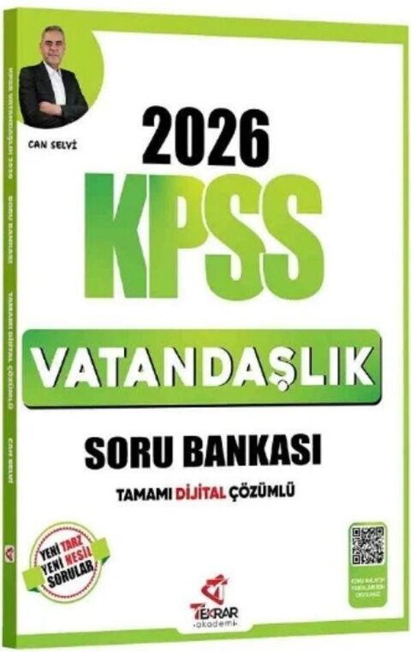 2026 KPSS Vatandaşlık Soru Bankası Tekrar Akademi - İndeks Akademi Yayıncılık - Image 1