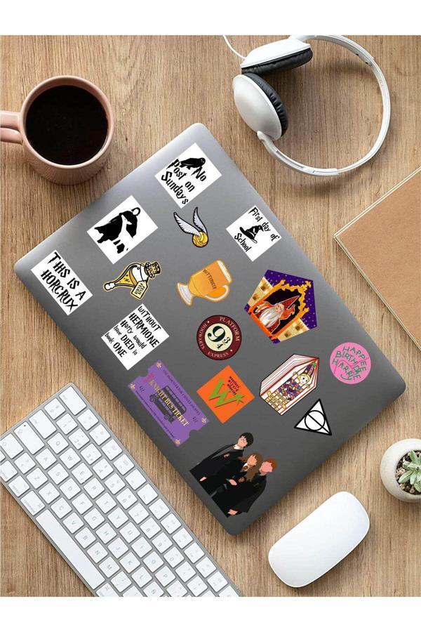 Ar Sticker - Harry Potter Temalı Laptop Notebook Tablet Sticker Seti - Image 1
