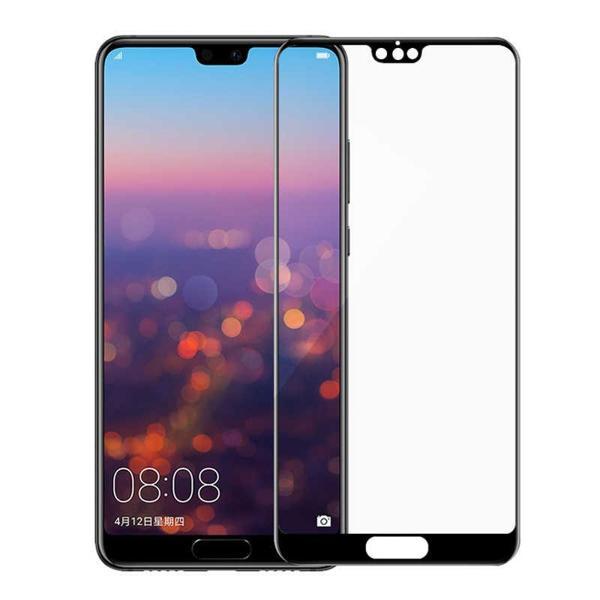 Huawei P20 Pro Zore Kenarları Kırılmaya Dayanıklı Cam Ekran Koruyucu - Image 1