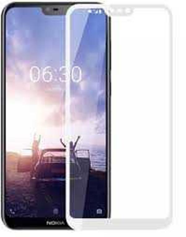 Nokia X6 Zore Kenarları Kırılmaya Dayanıklı Cam Ekran Koruyucu - Image 1