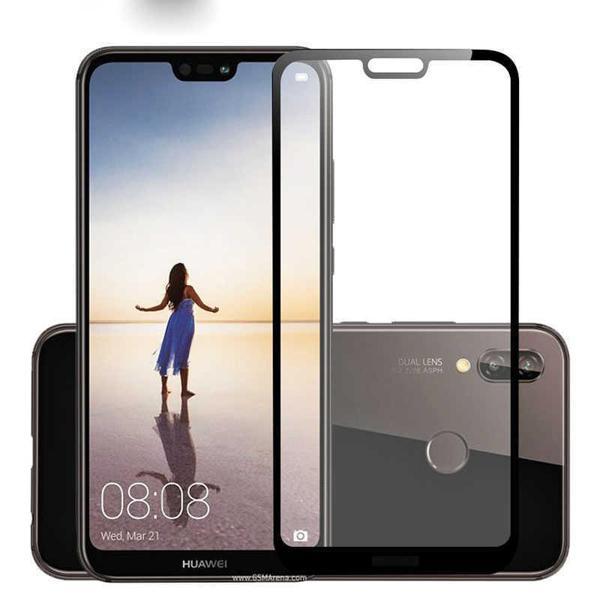 Huawei P20 Lite Zore Kenarları Kırılmaya Dayanıklı Cam Ekran Koruyucu - Image 1