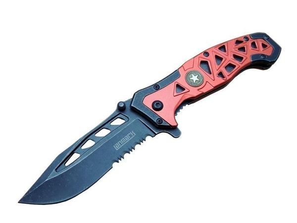 Lanmark MX50 Testereli Outdoor Çakı 21 cm - Otomatik - Image 1