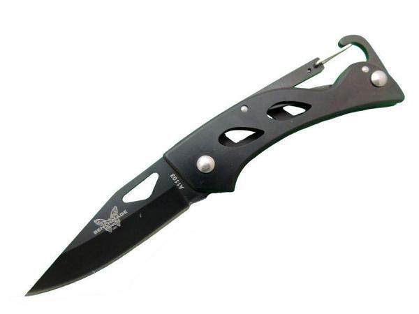 Benchmade A1103B Siyah Kamp Çakı 15 cm - Kancalı Metal Saplı - Image 1
