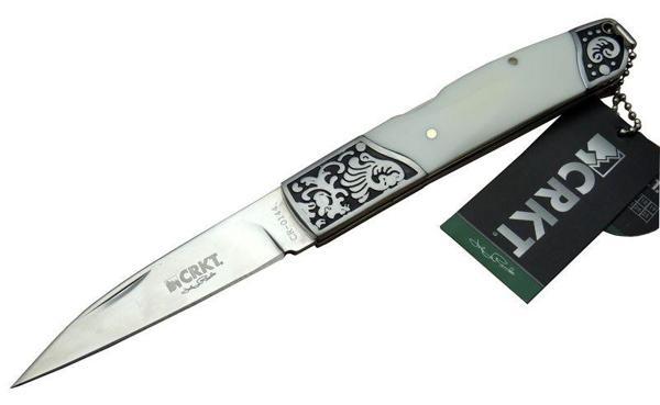 CRKT CR 0144 WY Kamp Çakı 20 cm - Sedef Saplı, Kılıflı, Kutulu - Image 1