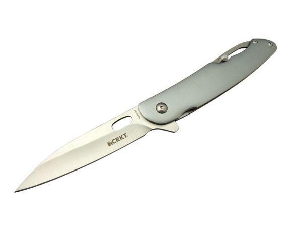 CRKT K240 XXP Kamp Çakısı 23 cm - Kancalı Metal Sap, Otomatil, Kılıflı, Kutulu - Image 1
