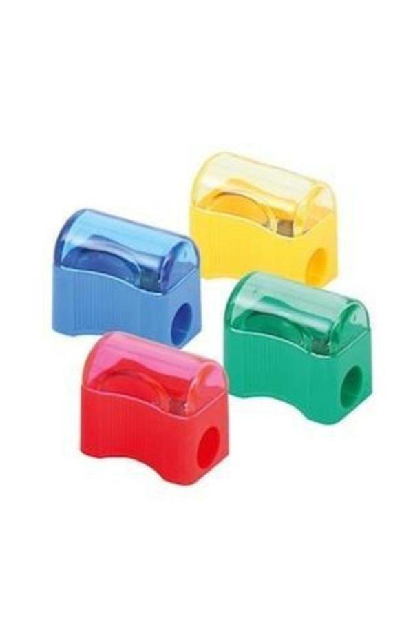 Kampüs Kırtasiyem Kapaklı Plastik Kalemtıraş 24Lü Kutu (262) - Image 1