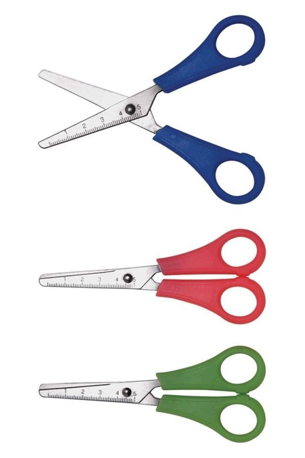 Puti Cetvelli Okul Makası Kampanyalı 3 Adet - Image 1