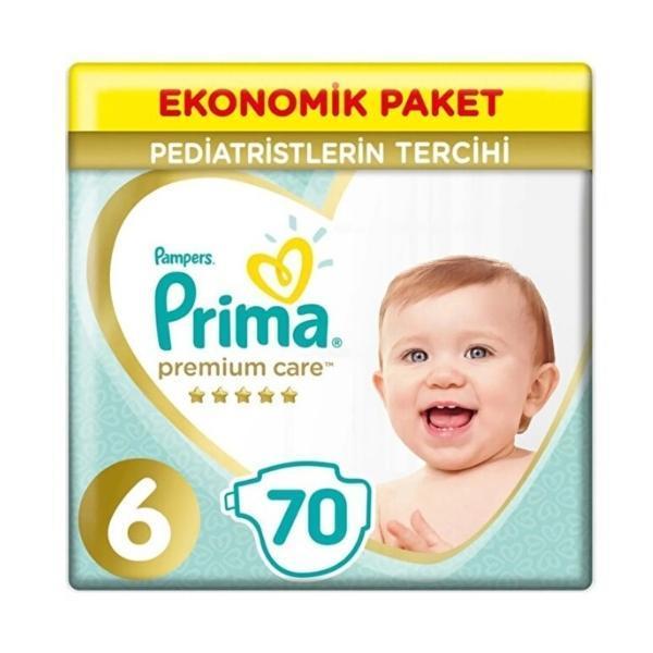 Prima Bebek Bezi Premium Care Ekonomik Paket 6 Beden 70 li - Image 1