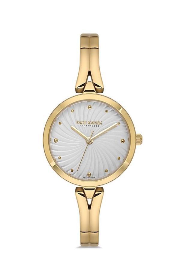 Dice Kayek DK.1.AG1414.05 Minimal Tasarım 5 Atm Suya Dayanıklı Altın Renk Kadın Kol Saati - Image 1
