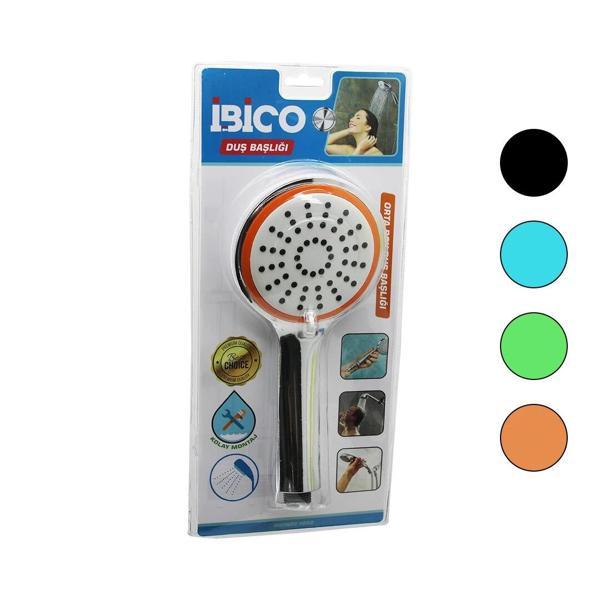 ORTA BOY YUVARLAK- BOMBELİ=10.7CM DUŞ BAŞLIK KADEMELİ KROM GÖVDE- RENKLİ KENAR VAKUMLU SAP:13CM (536 - Image 1