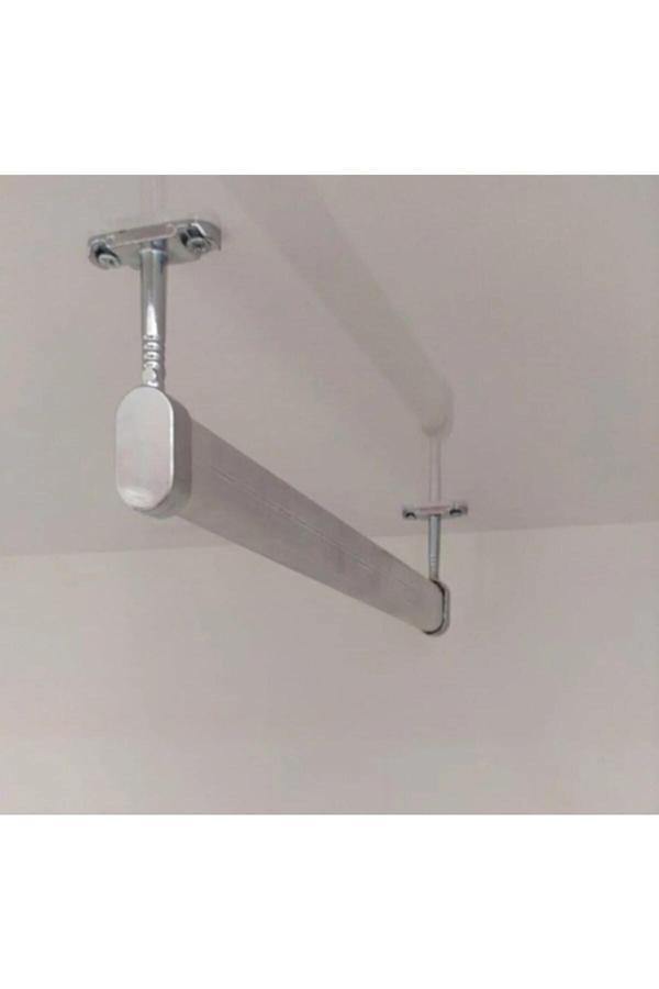 Pamadoor Oval Alüminyum 80 Cm Dolap Içi Askı Borusu 2 Adet Flanş Vidaları Ersa125, One Size - Image 1