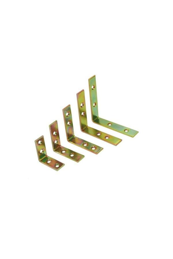 Real L Köşe Demir Masa Gönye ( En:1.5 Cm Uzunluk : 5.5 Cm ) 25 Adet - Image 1