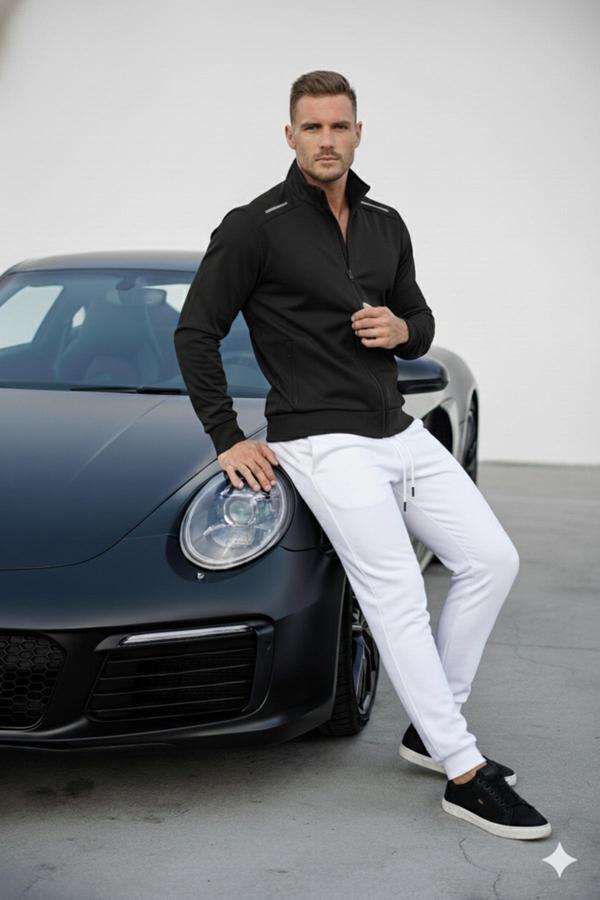 Blck & Premium Reflektörlü Spor Ceket Softtouch Tech. - Image 1