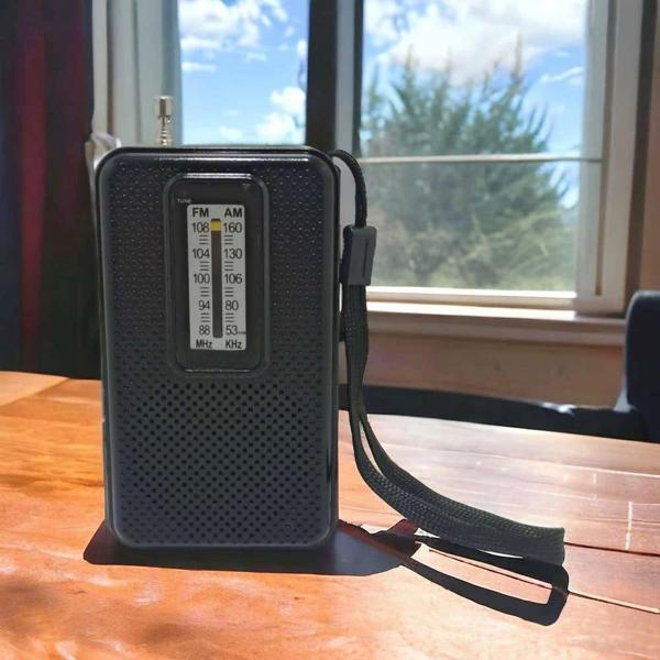 Tenor Cep Tipi Mini Analog Radyo Siyah - Image 1