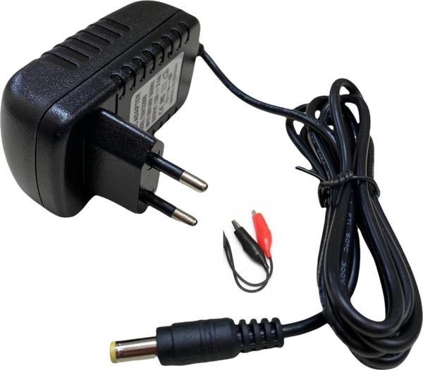 Eyepc 6 Volt Akü Şarj Adaptörü Maşalı 6V2A 6V5A 6V7A 6V12A Şarj Edebilme Özelliği Pil Batarya Şarj - Image 1