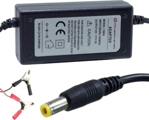 Miray Süs Akü Şarj Adaptörü 12 Volt 3 Amper 664005 - Image 1