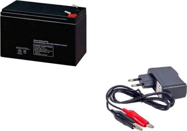 Ncpline 6 Volt 12 Amper Akü Pilsan Ve Diğer Akülü Arabalara Uyumlu Akü Şarj Adaptörü Ile Beraber Set - Image 1