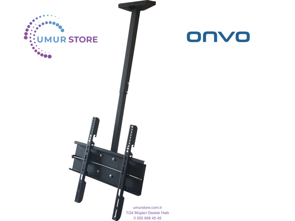 ONVO 75OVF9001UQ 75" 190 Ekran Uydu Alıcılı 4K Ultra HD Google QLED Lcd Led Tv Kilitli Hareketli Tav - Image 1