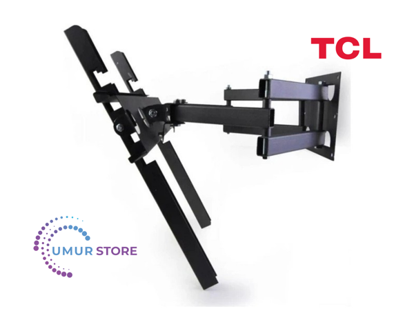 TCL 55T7B 55" 139 Ekran Uyumlu Lcd Led TV Çift Kollu Hareketli Duvar Askı Aparatı - Image 1