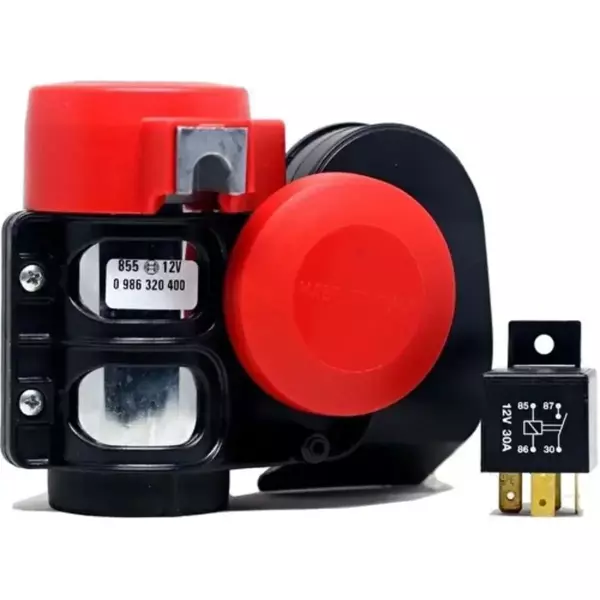 Korna Set içi– Çift Tonlu 12 V 115dB(A) 520 / 660 Hz(A) Tekli – Röle ve montaj seti içerir - Image 1