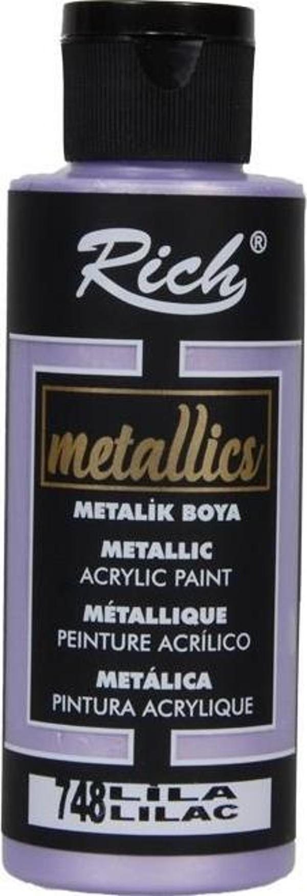 Rich Metalik Akrilik Boya Lila 120ml - Image 1