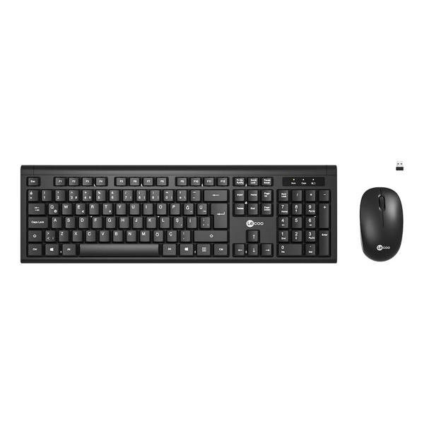 Lecoo KW200 Kablosuz Türkçe Q Klavye & Mouse Set - Image 1