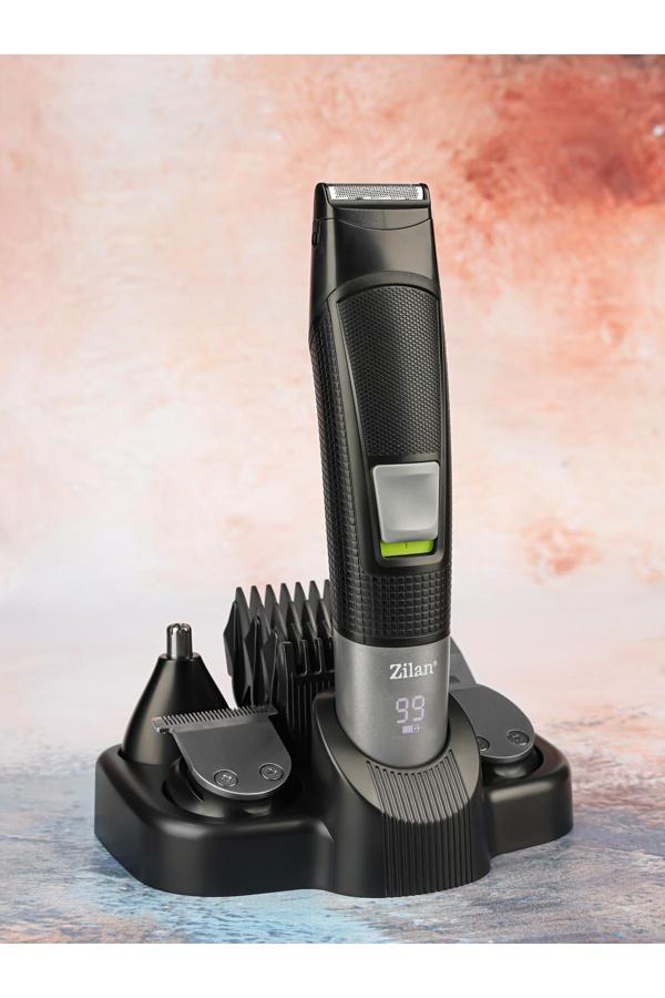 Zln8757 | Saç Sakal 11'in 1 Tıraş Makinesi | Achilles | Hızlı Şarj | Led Kablolu | Kablosuz - Image 1