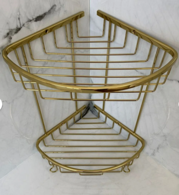 Adnoss Lüks Zerrin 304 İkili Oval Süngerlik Özel Lama 18x18cm-Şampuanlık-Banyo Süngerlik - Gold-Sarı - Image 1