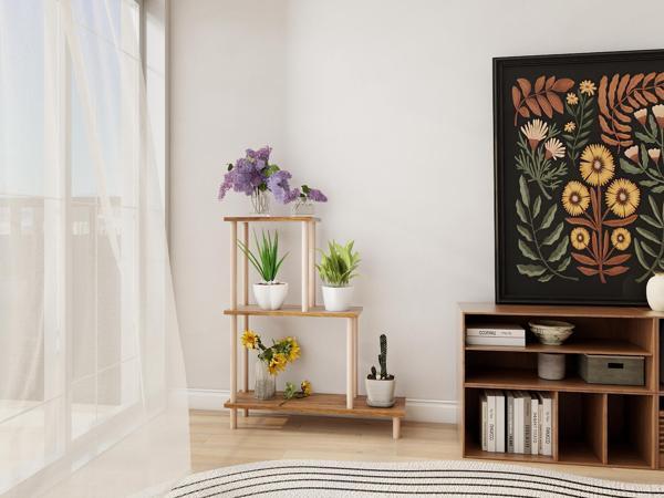 Yaren Çiçeklik Asklık-Saksılık Standı Amalfi-Beyaz Renk - Image 1