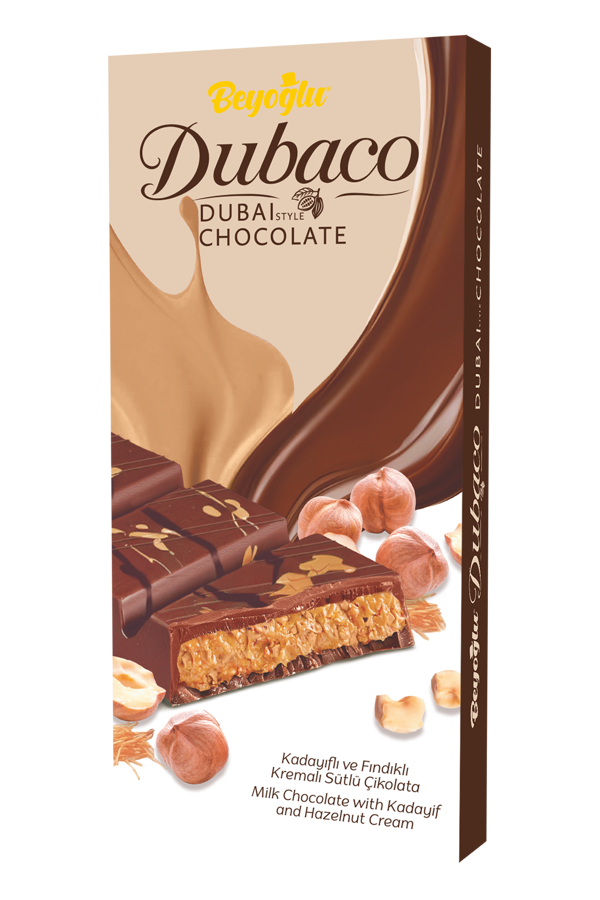 Dubaco Çıtır Kadayıflı Fındıklı Dubai Çikolatası 200 Gr. - Image 1