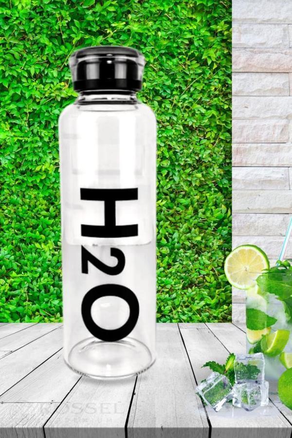 Rossel Premium Borosilikat Cam Matara 500 ml Siyah H2O81460 - Image 1