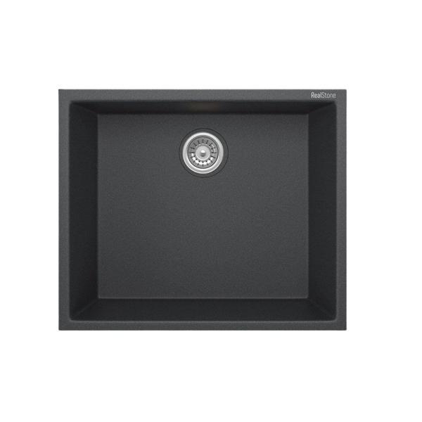 Real Stone Steep 50x40 Antrasit Granit Mutfak Eviyesi - Image 1