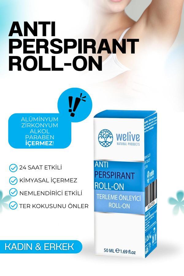 Welive Anti Perspirant Roll-On - Terleme Önleyici Ve Ferahlatıcı 50 Ml - Image 1