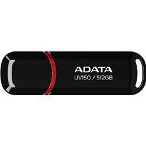 ADATA UV150-512GB USB3.2 Gen1 Black Flash Bellek - Image 1