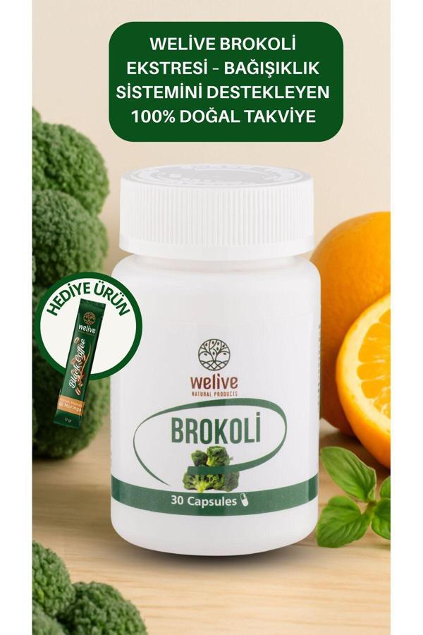 Welive Brokoli Ekstresi 30 Kapsül - Güçlü Antioksidan Ve Sindirim Desteği - Image 1