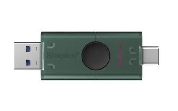 Kingston DTDEG2-256GB 256GB USB-A + USB-C 3.2 Gen 1 DataTraveler DuoG2 Flash Bellek - Image 1