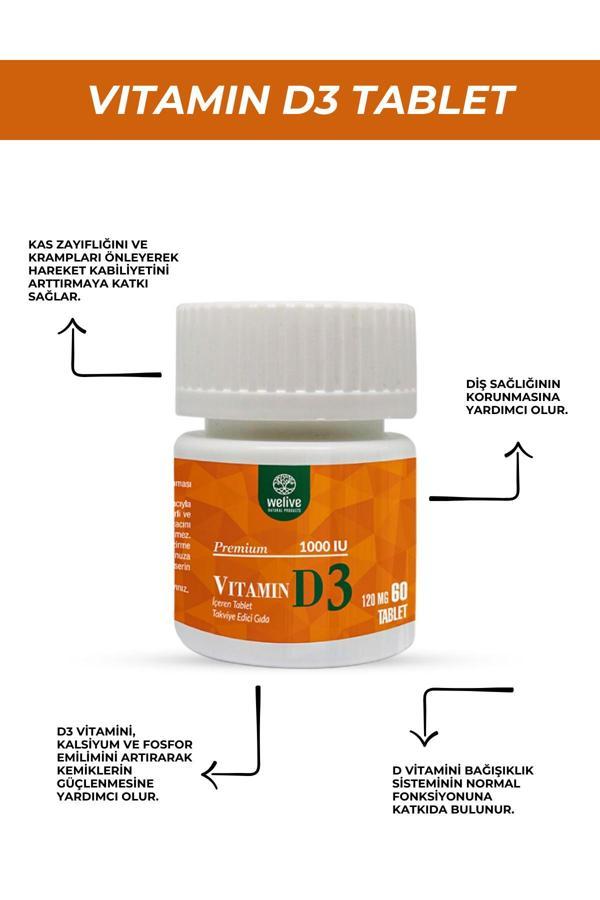 Welive D3 Tablet 60 Tab - Image 1