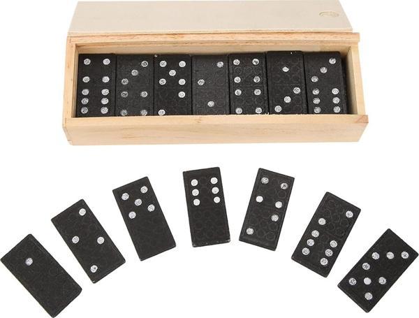 Domino Taşı Oyun Seti Ahşap Saklama Kutulu Eğitici Oyuncak - Image 1