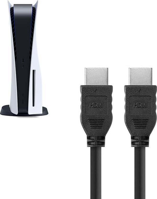 Hdmi Kablo 1.5mt 4K Full HD Premium Yüksek Hızlı PS3 PS4 PS5 Playstation 5 Görüntü Kablosu - Image 1