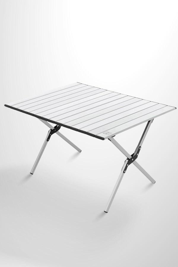 Box&Box Alüminyum, Katlanabilir Kamp ve Piknik Masası, Omuz Askılı Taşıma Çantasıyla, Large, Gri  - Image 1