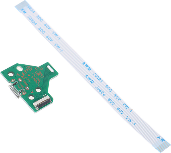 JDS JDM 010 011 020 Soket ve 12 Pin Flex Kablo PS4 Kol Tamiri Şarj Soketi 12pin Flex Set - Image 1