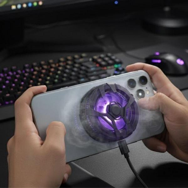 BUFFER® Manyetik Telefon ve Tablet Soğutucu – Güçlü Sessiz Fanlı, Hızlı Isı Dağıtıcı Mobil Cihaz Soğ - Image 1