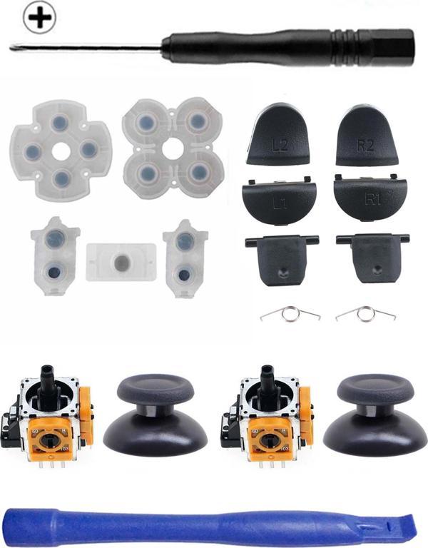 PS4 030 Analog Motor Topuz İç Lastik Tetik Omuz Tuşu Tornavida Ayırıcı Tamir Seti - Image 1