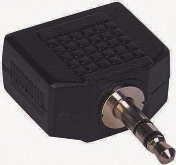 3.5 MM STEREO ERKEK/3.5 MM 2 DİŞİ ÇEVİRİCİ JACK - Image 1